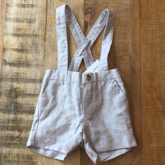 Janie and Jack Other - NWT Janie and Jack boys suspender shorts 3-6m